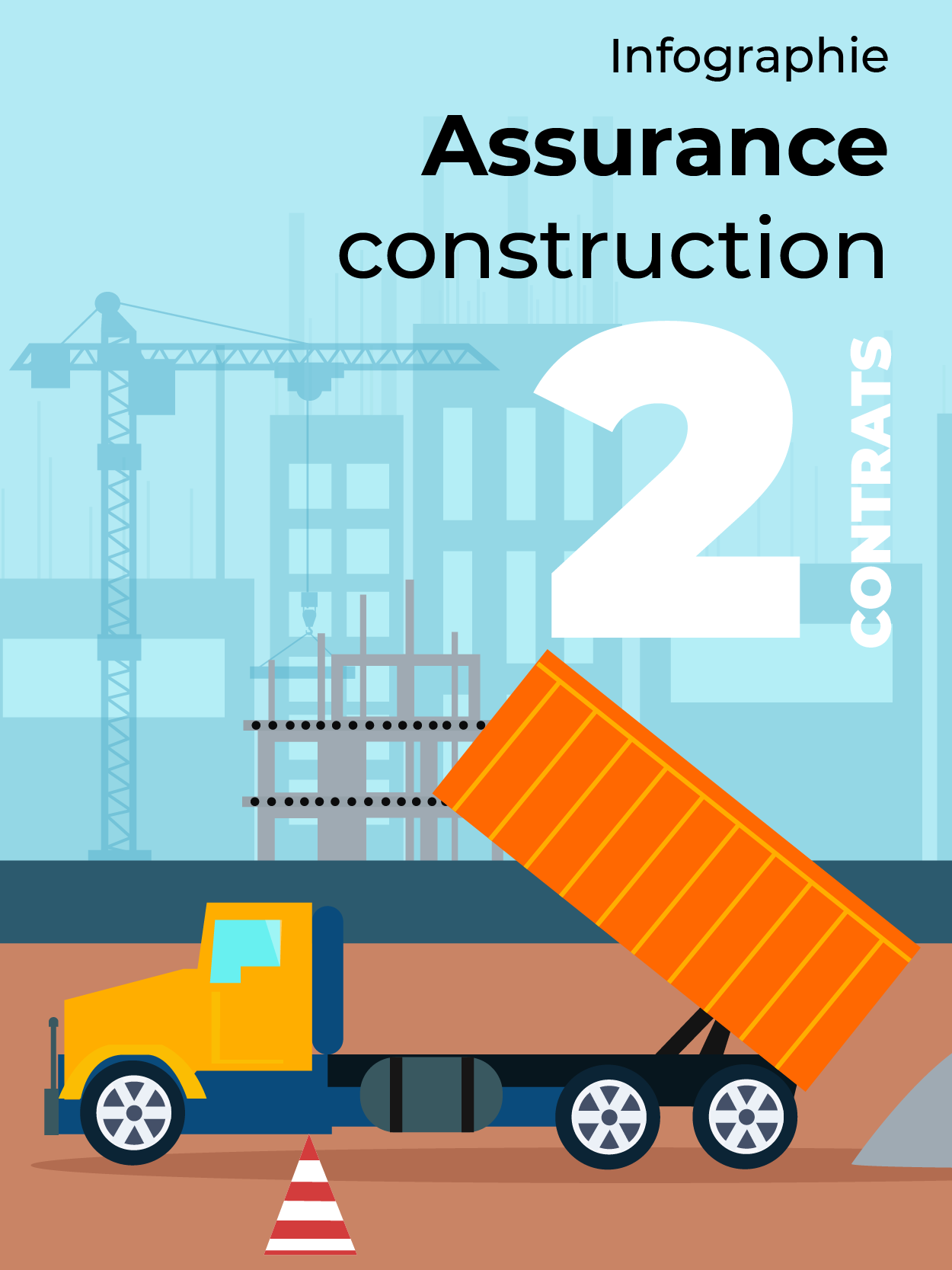 Infographie assurance Construction