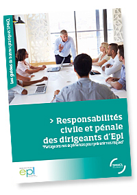 Guide "Responsabilités civile et pénale des dirigeants d’EPL" - SMACL Assurances