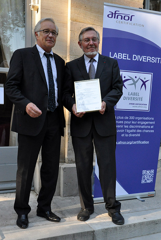 François Rebsamen et Jean Auroux - Label Diversité SMACL Assurances