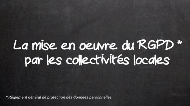 MOOC RGPD - Mairie 2000 et SMACL Assurances