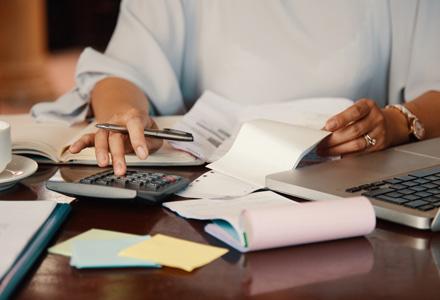 Calcul bureau administratif comptabilité