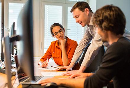 Collaborateurs ordinateur