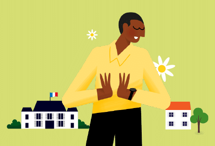 Femme engagée dans sa commune