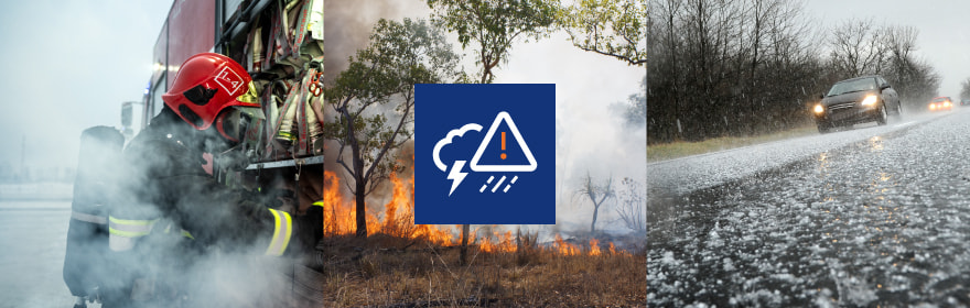 incendies tempêtes grêle