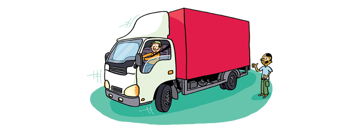 Illustration Fiches formations Manœuvres avec un véhicule lourd