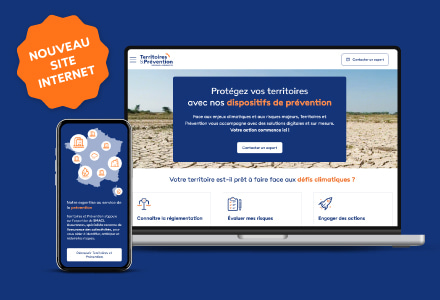 interface du nouveau site de Territoires et Prévention