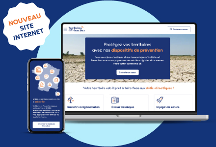 interface du nouveau site de Territoires et Prévention