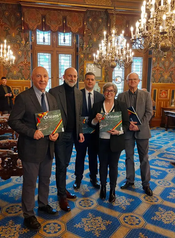 Equipe de la ville d'Orléans à la remise du prix SMACL Solidarité